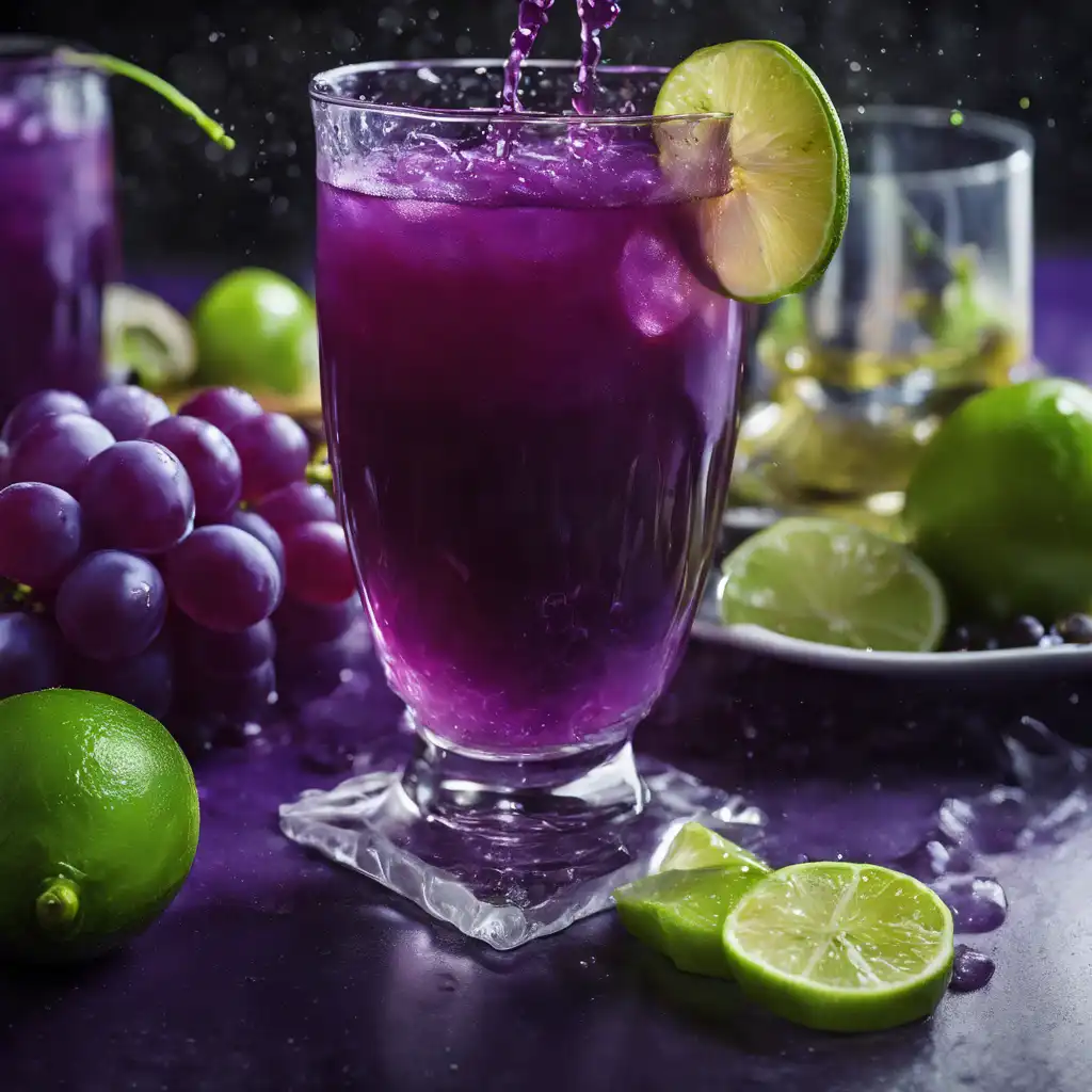 Grape Juice with Lime Punch