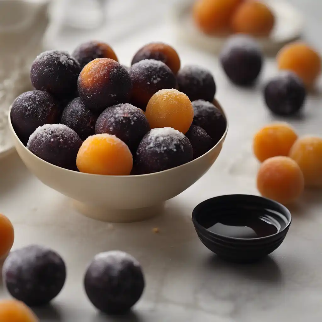 Black Plum and Apricot Balls