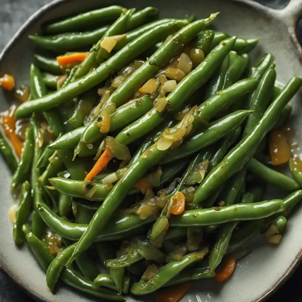 Green Beans with Garlic and Olive Oil