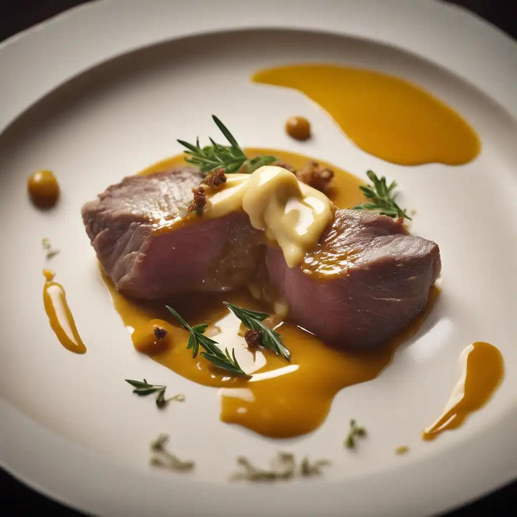 Crisp Duck Neck Puree