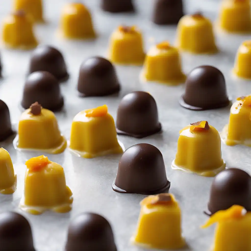 Mango Pudding Bonbons