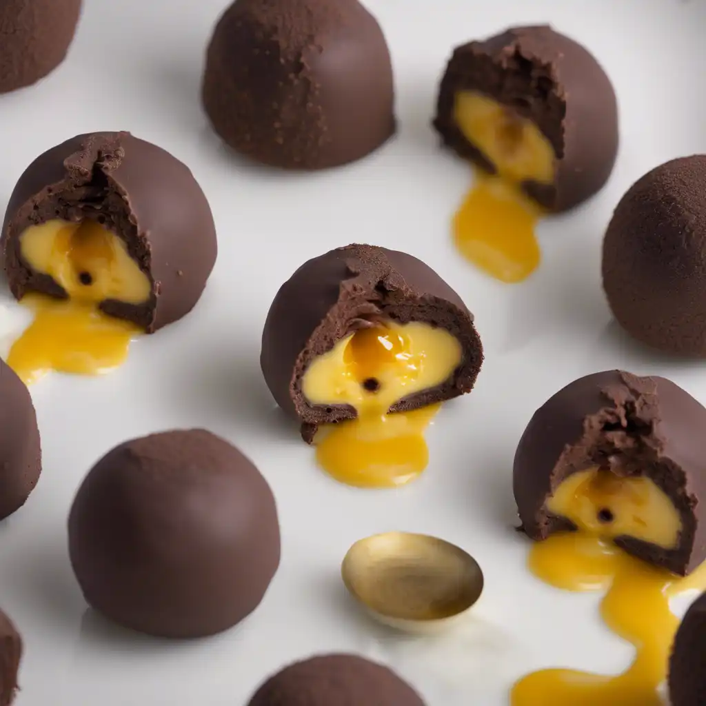 Passion Fruit Filled Truffle