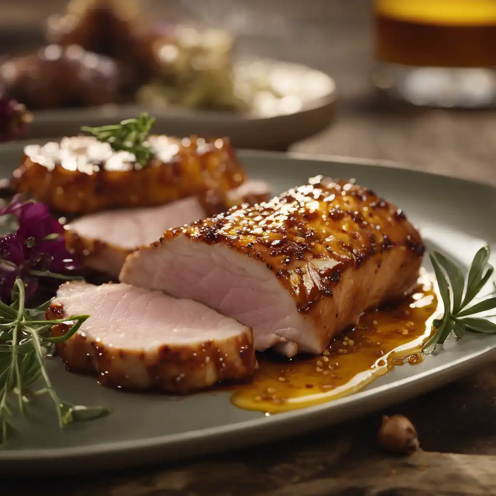 Pork Loin with Honey Glaze