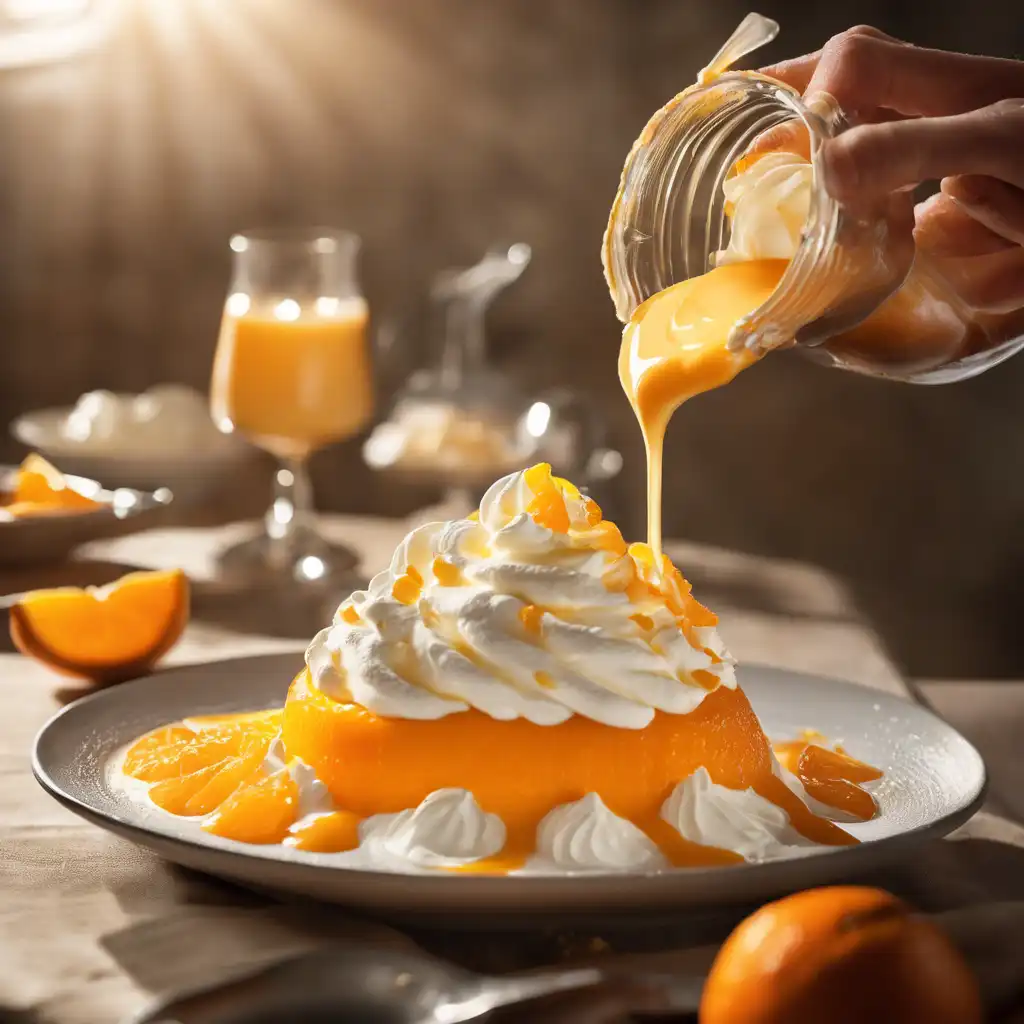 Orange Cream with Whipped Cream