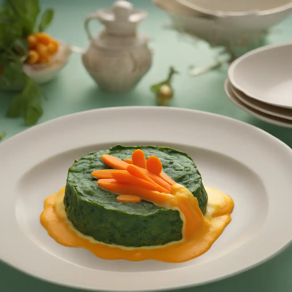 Spinach and Carrot Pudding