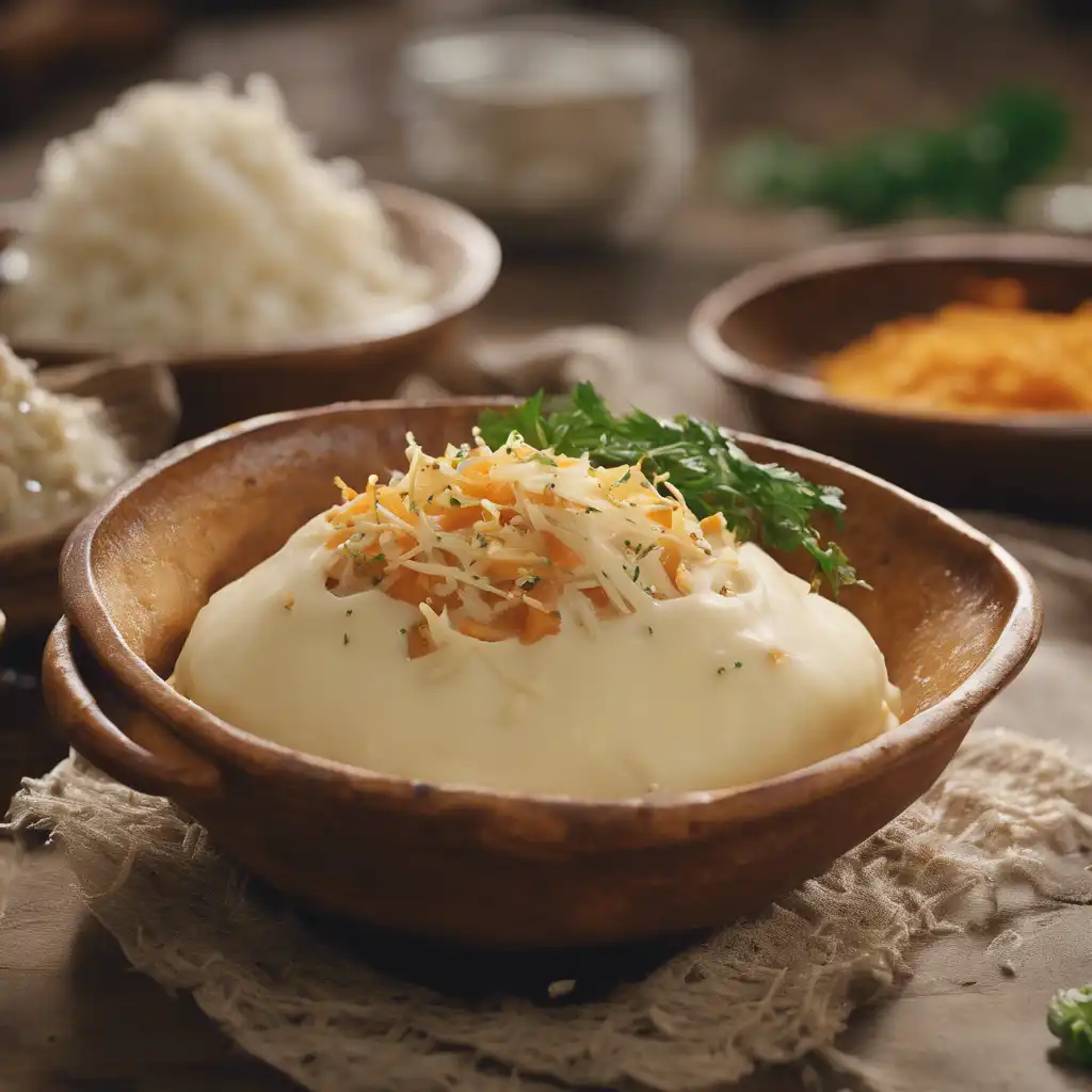 Yam with Garlic Sauce