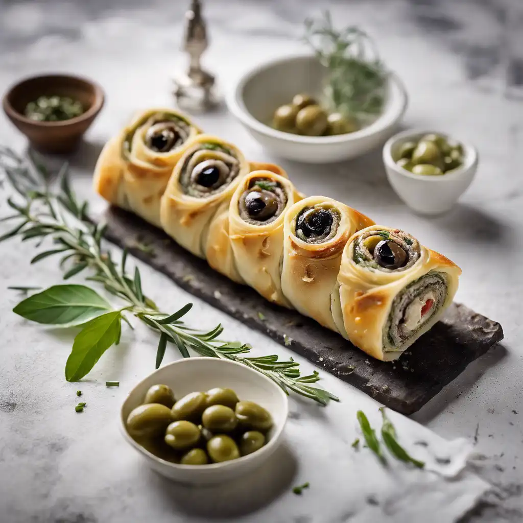 Olive and Anchovy Roll