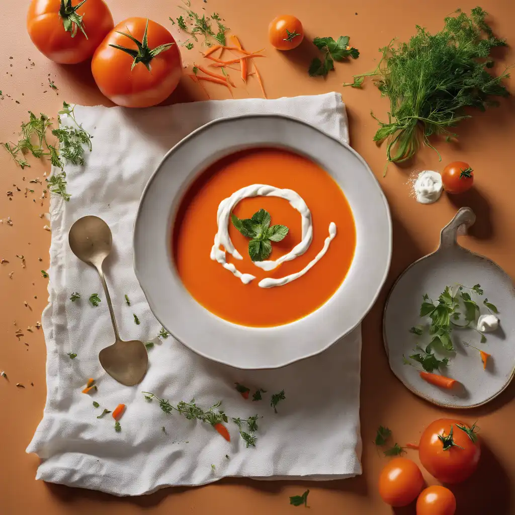 Cold Tomato and Carrot Soup