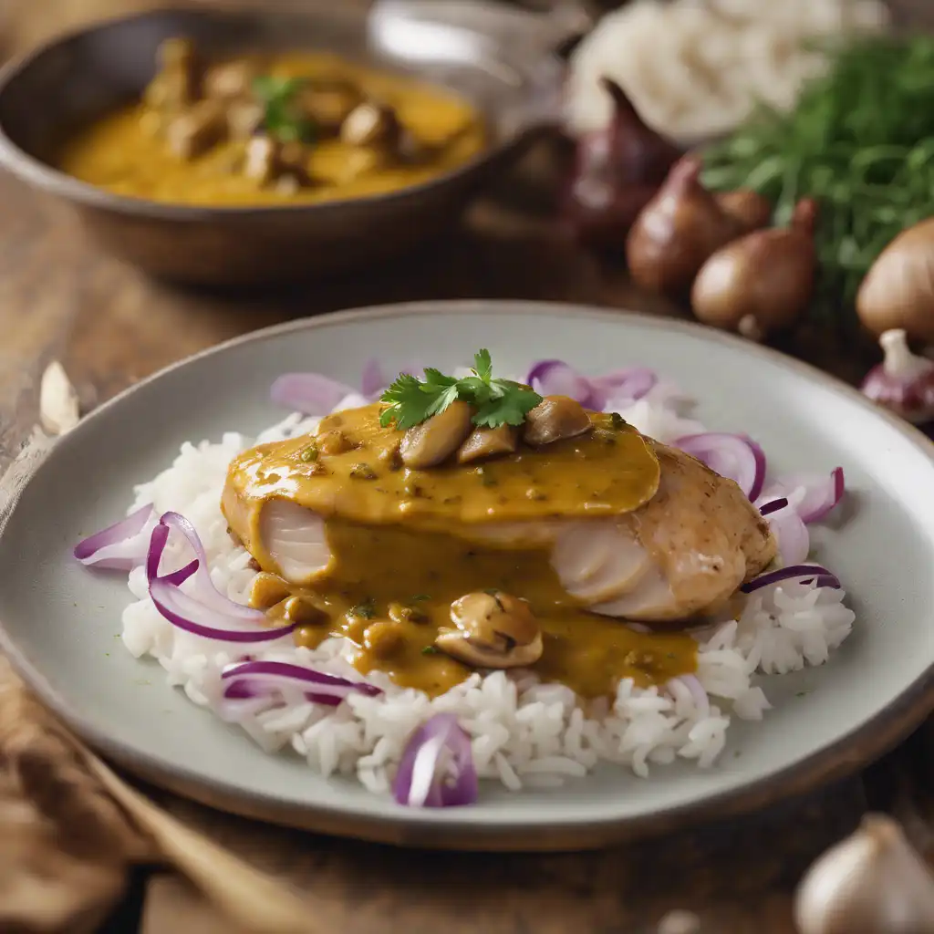 Chicken Breast with Curry (Caril)