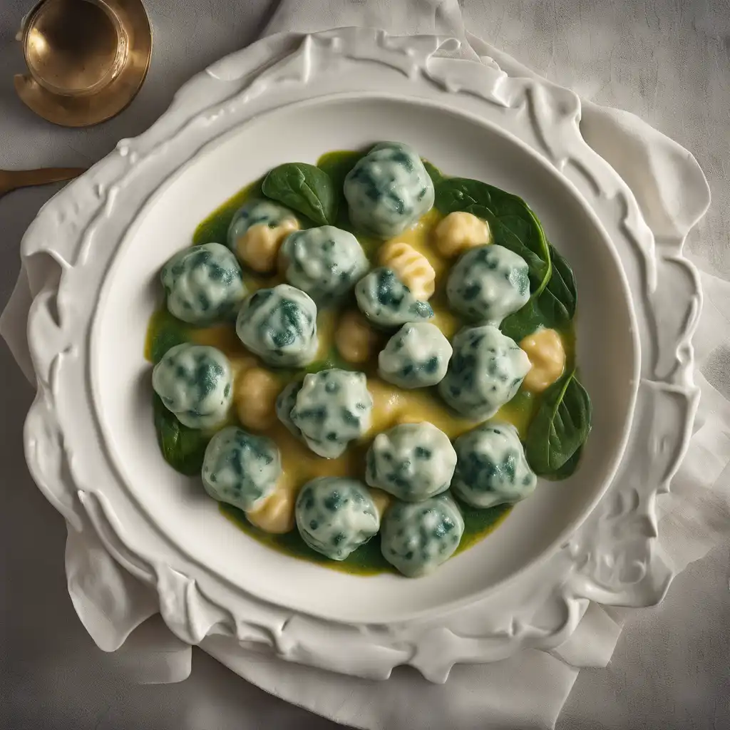 Spinach Gnocchi with Tuscan Flavor