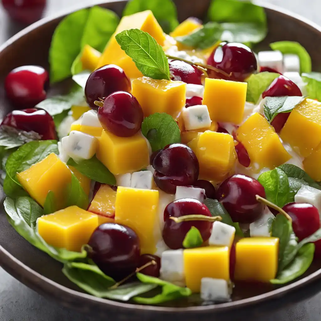 Sour Cherry and Mango Salad