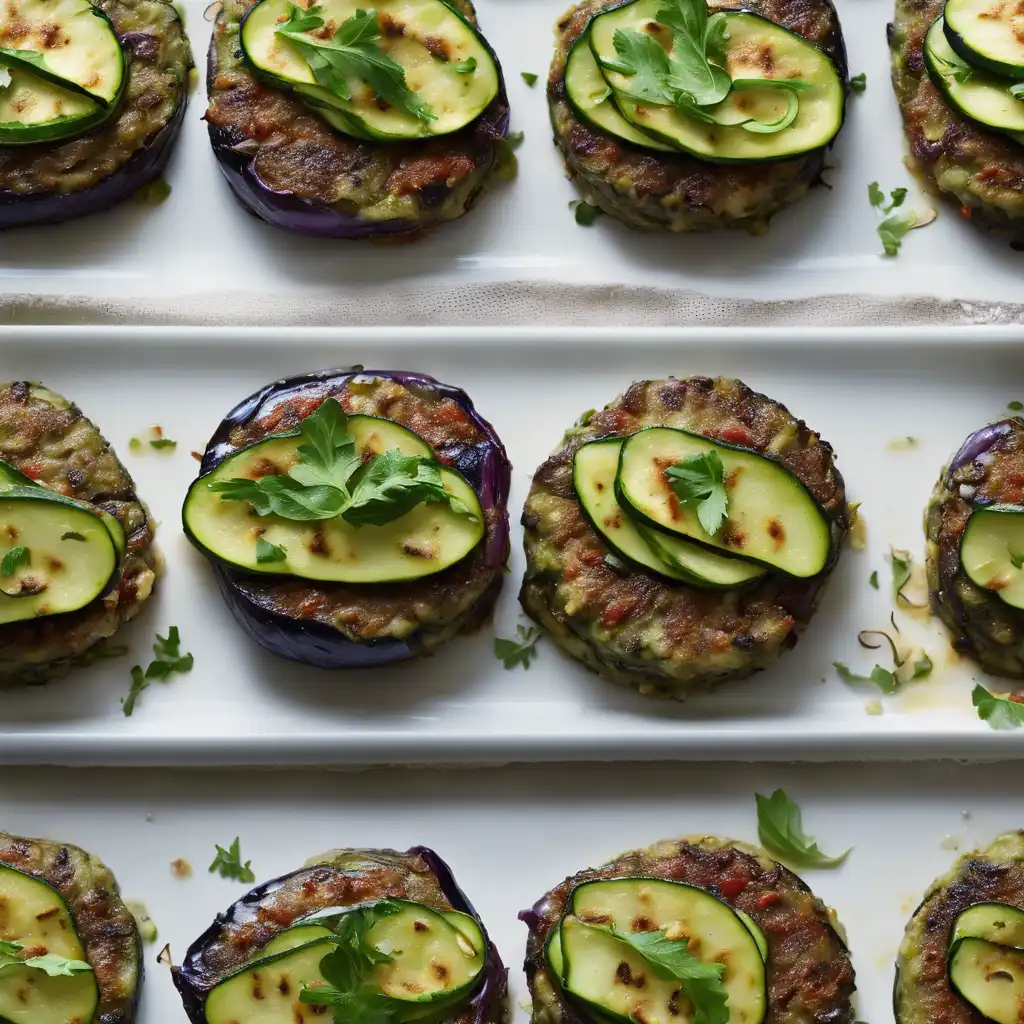 Eggplant and Zucchini Burgers