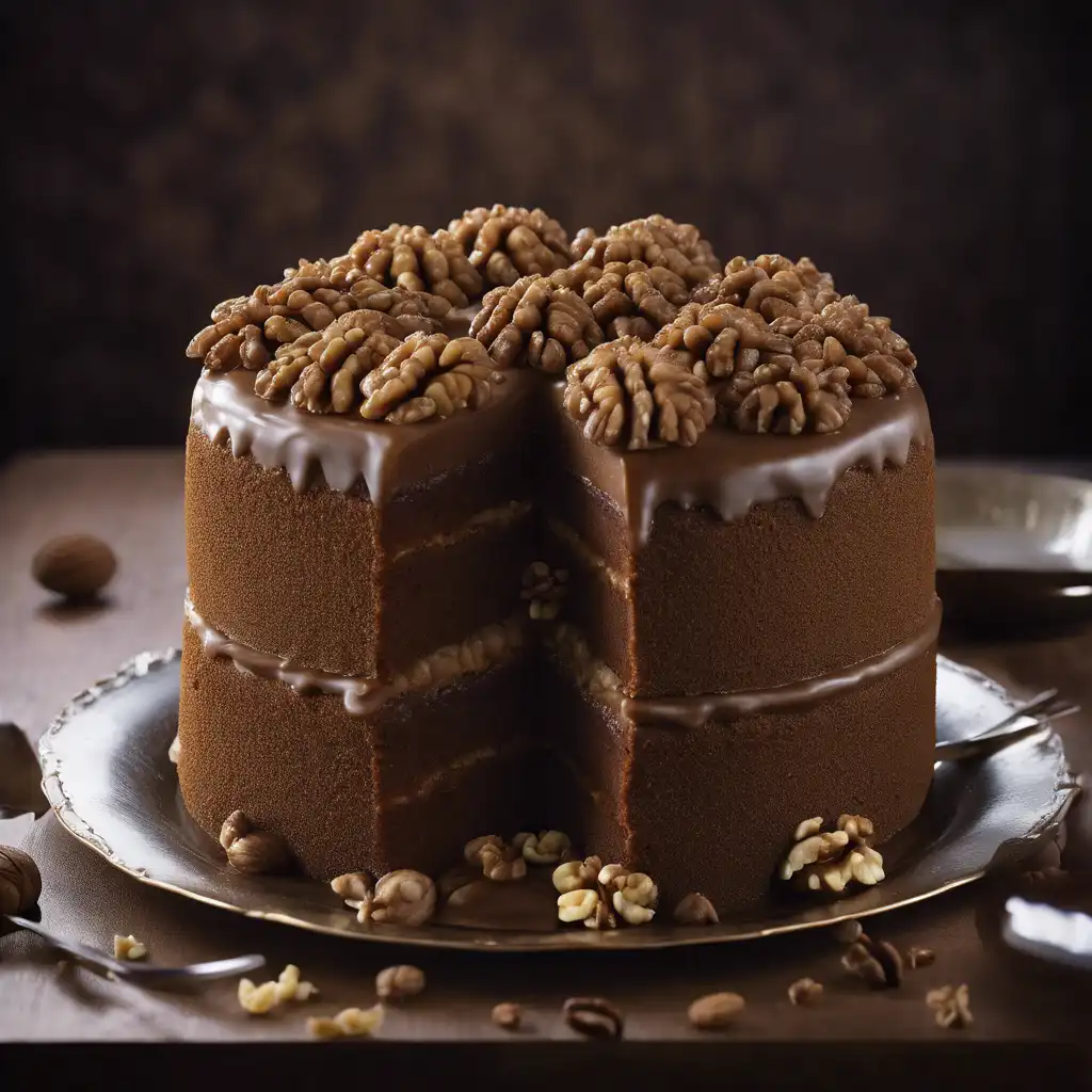 Elegant Walnut Cake