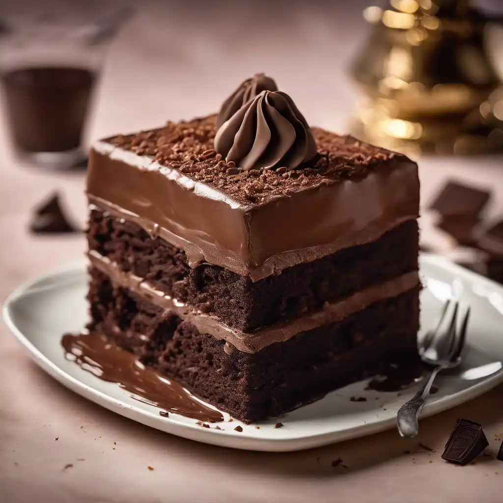 Chocolate Dream Cake with Chocolate Filling