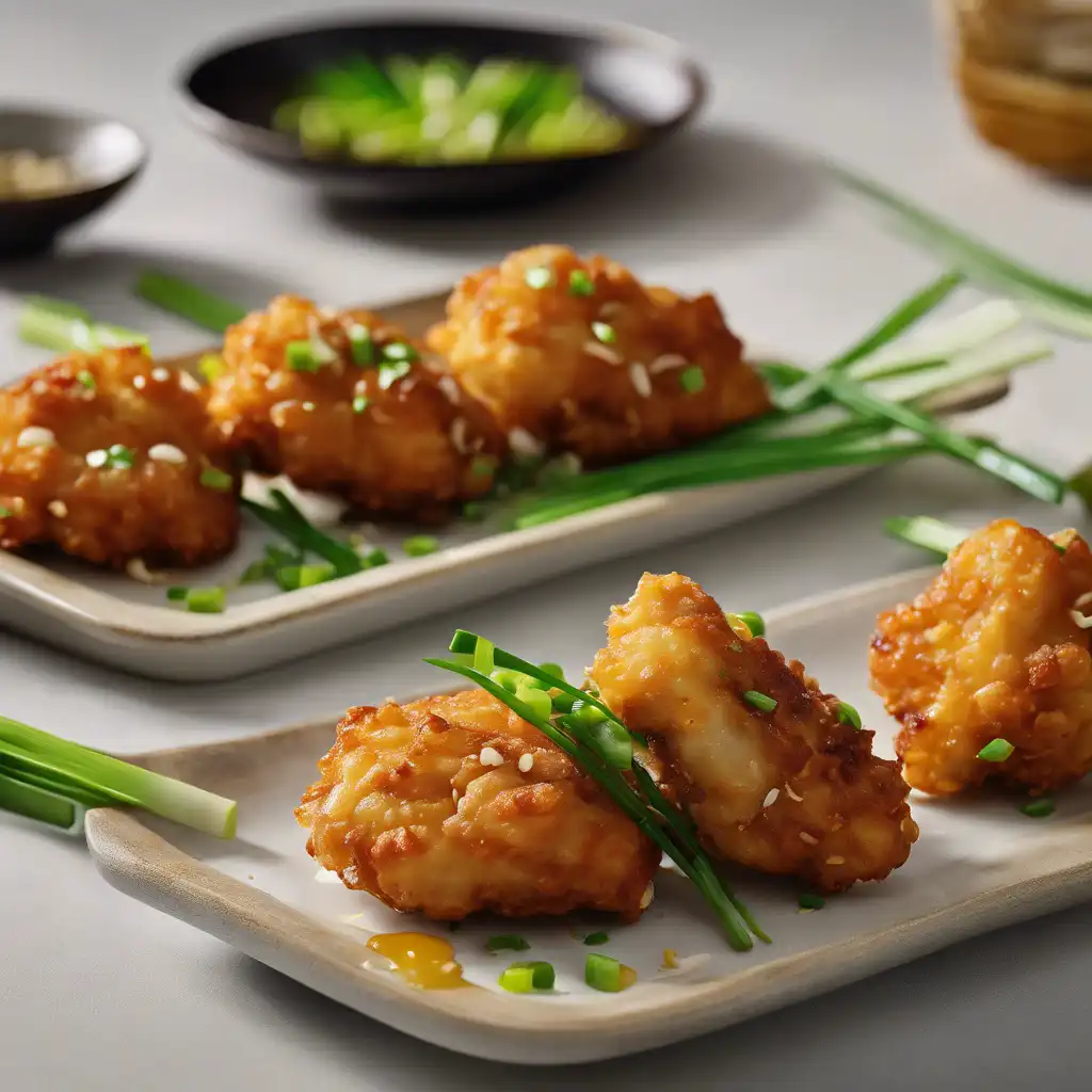 Chicken Wing Fritters with Ginger