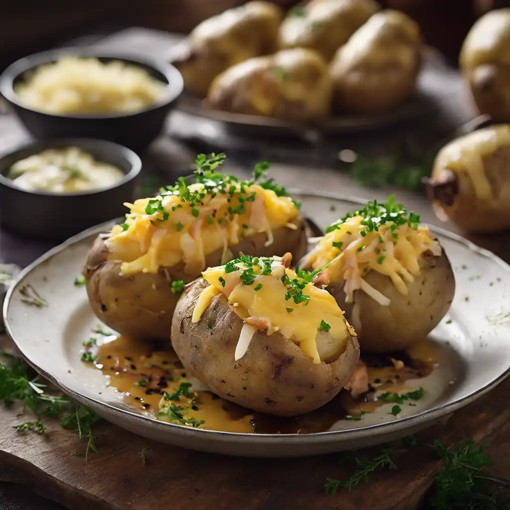 Stuffed Potatoes with Chicken