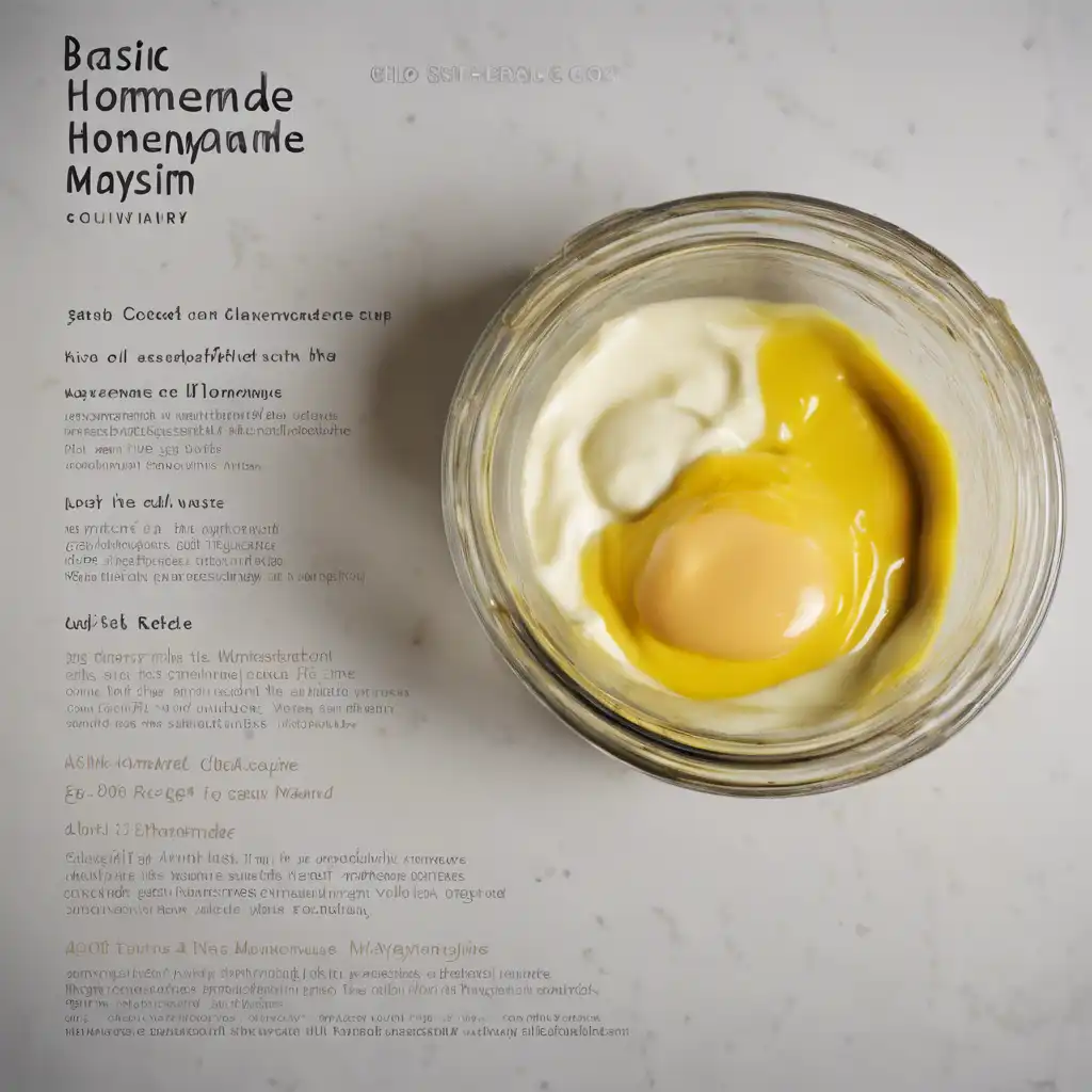 Basic Homemade Mayonnaise