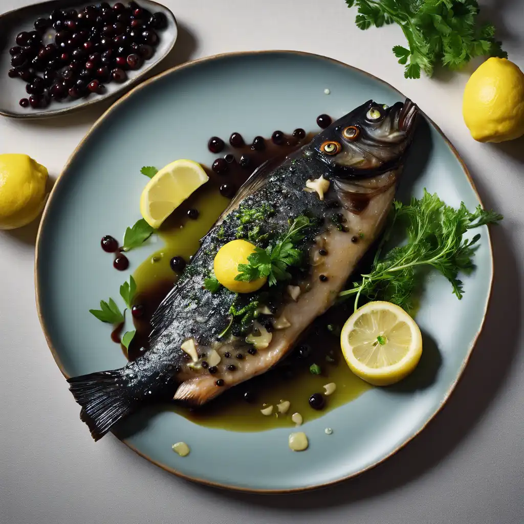 Jaboticaba Glazed Fish with Lemon and Herbs