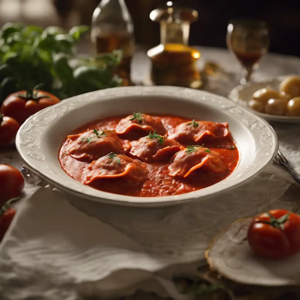 Tomato Ravioli Stew