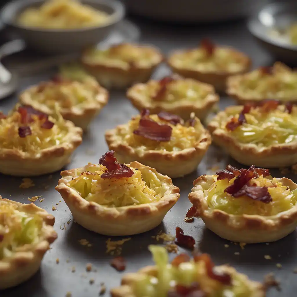 Cabbage and Cheese Tartlets