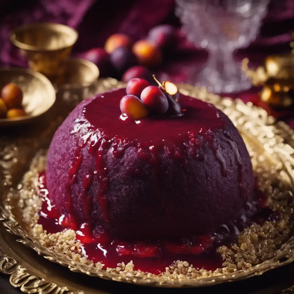 Damask Plum Pudding