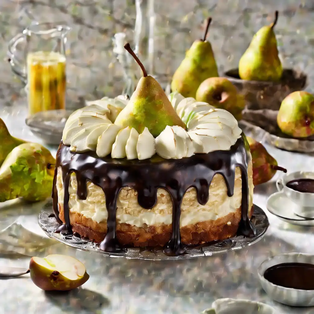 Pear Cream Cake