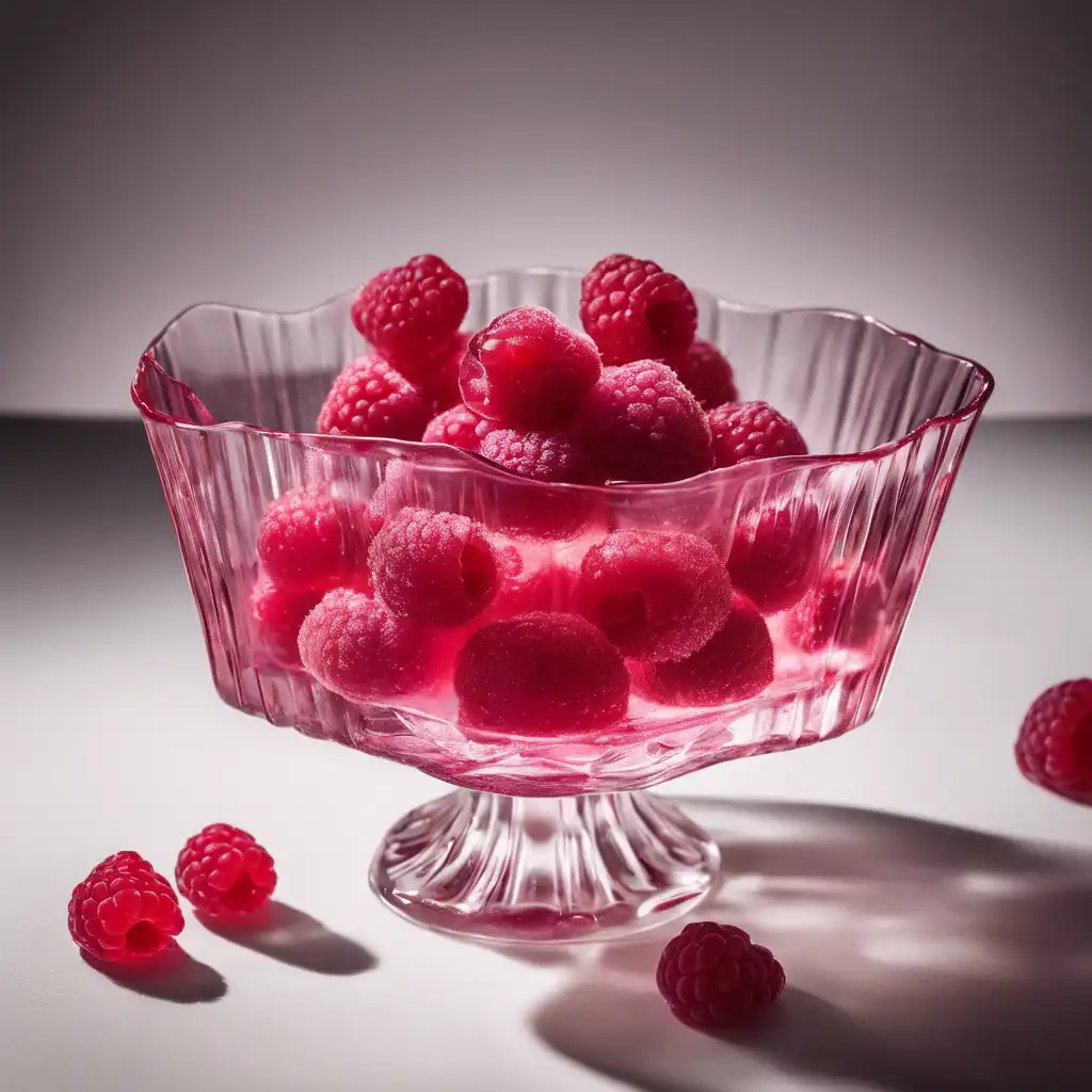 Raspberry in Gelatin