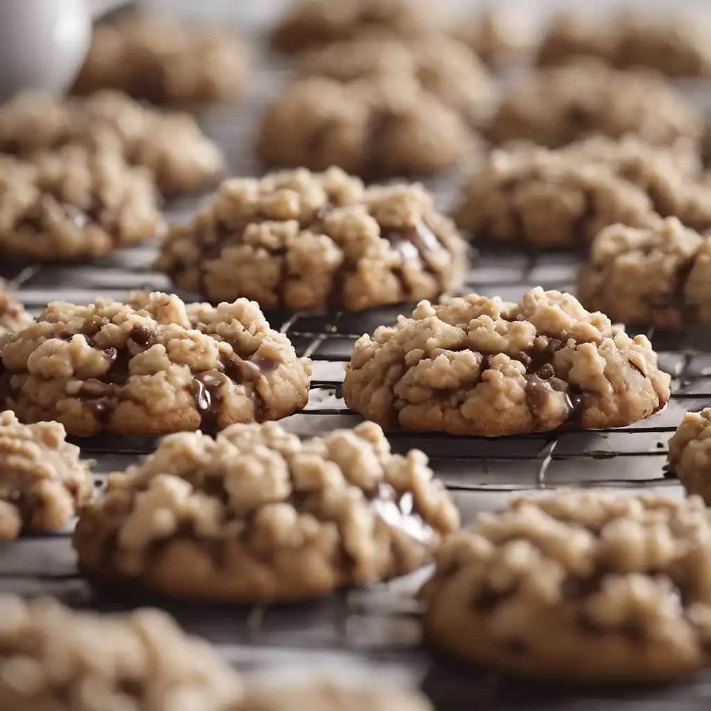 Coffee Crumble Cookies with Glaze