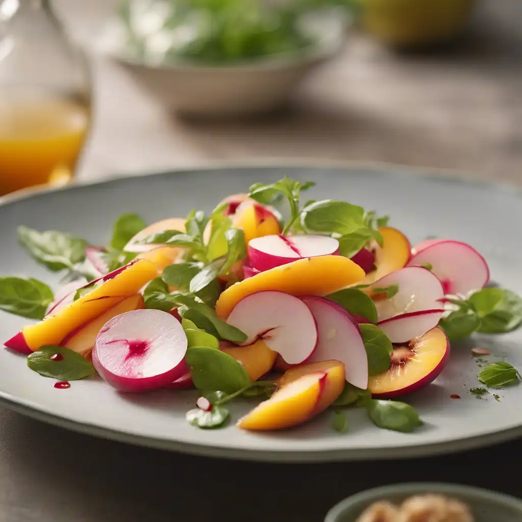 Peach and Radish Salad