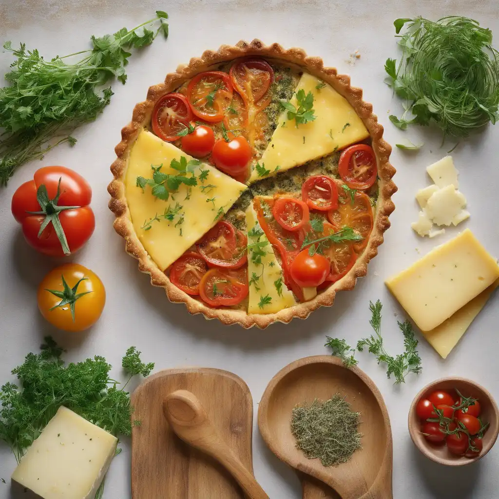 Cheese and Herb Tart