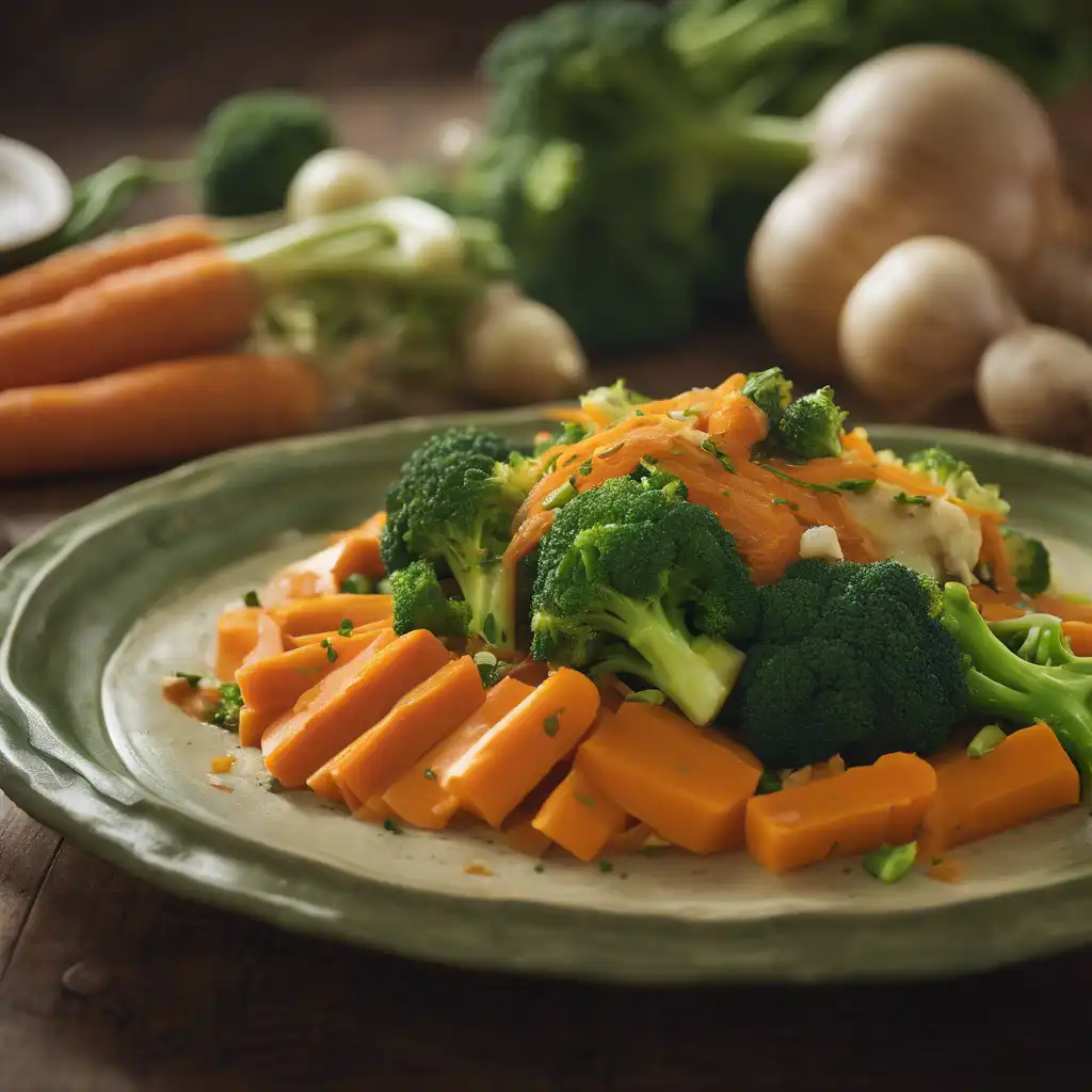 Carrot and Broccoli Refogado