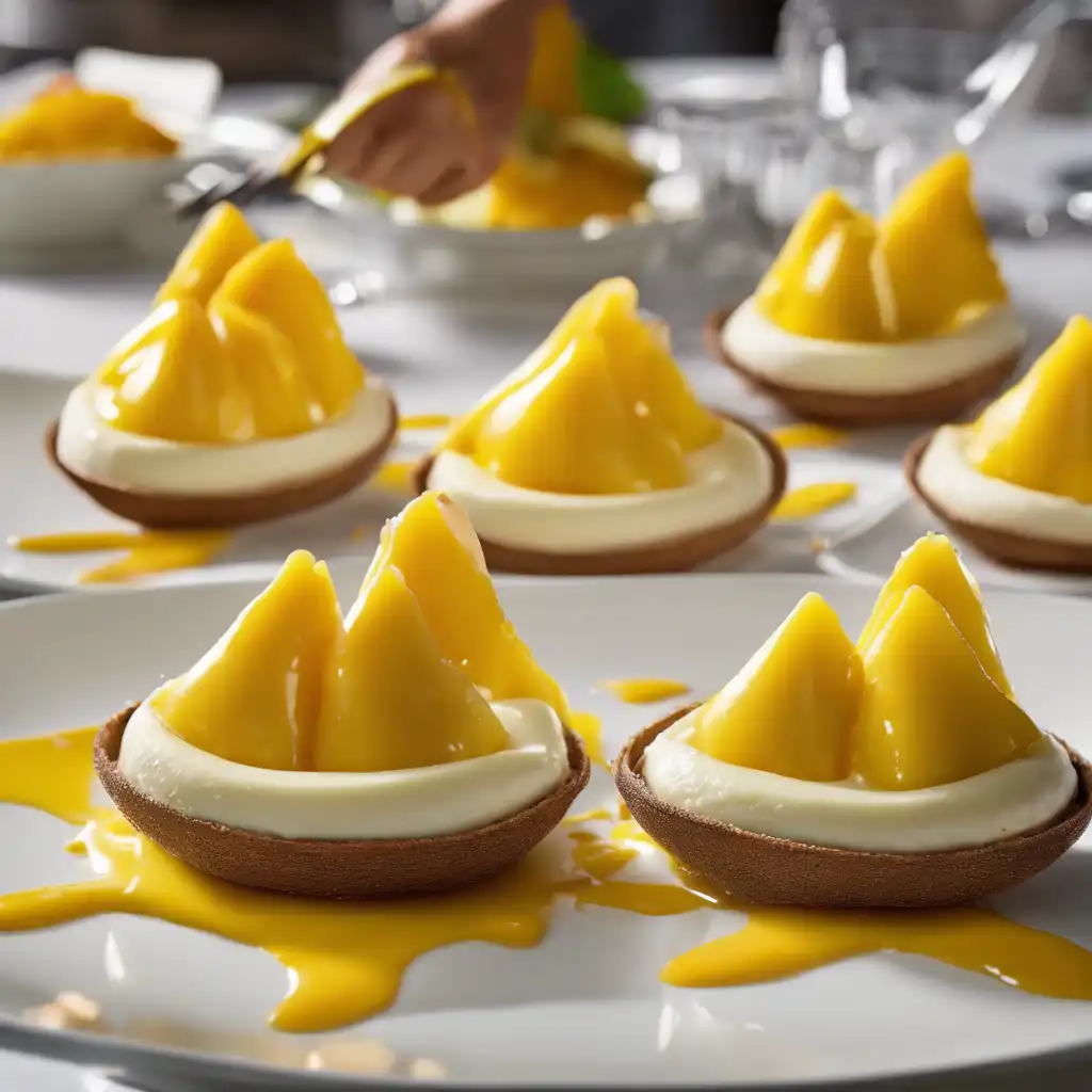 Mango Cream Pear Dessert