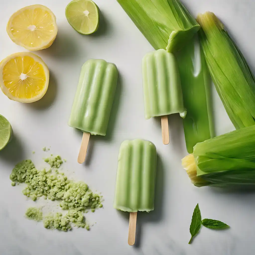 Green Corn Popsicle