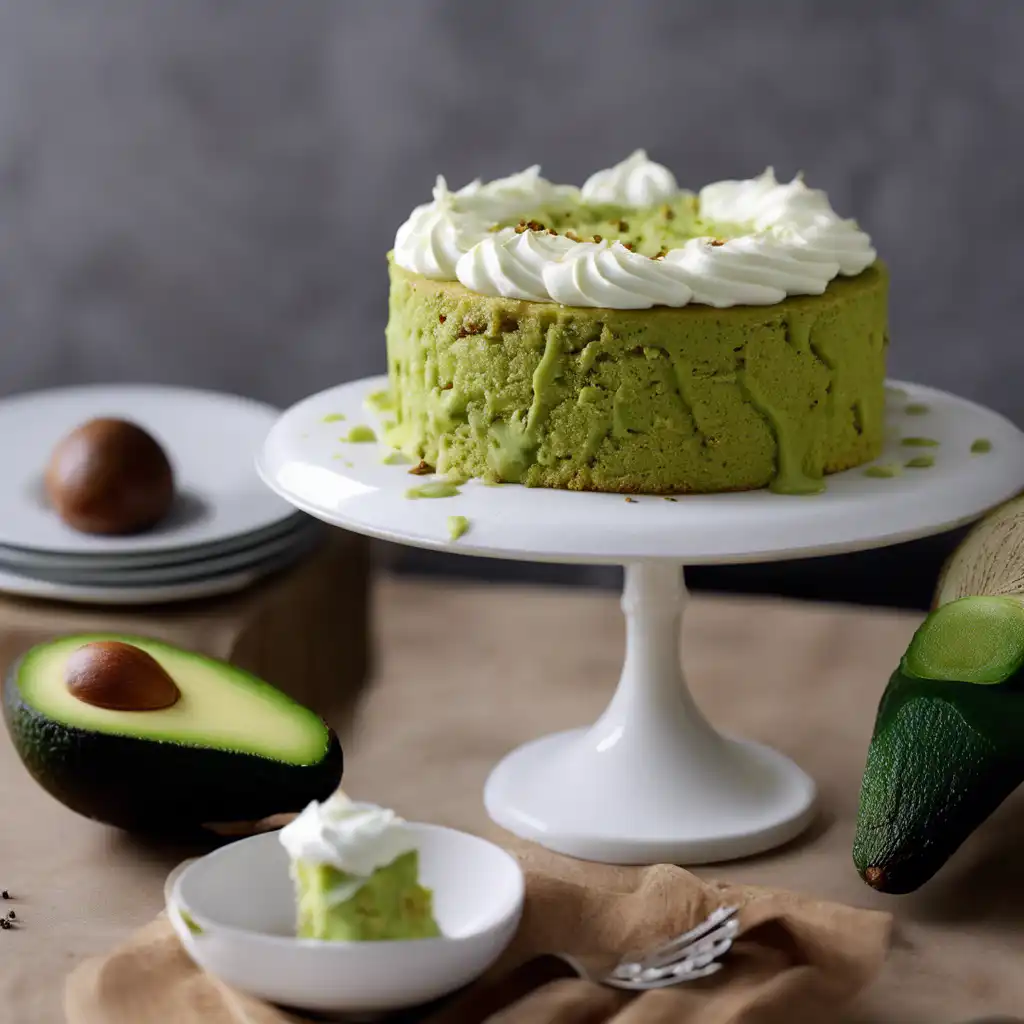 Chiffon Avocado Cake