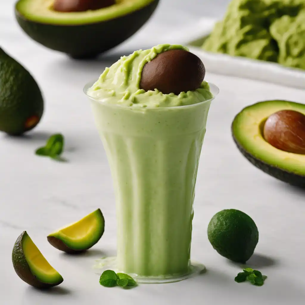 Avocado Sorbet Smoothie (Vitamina)