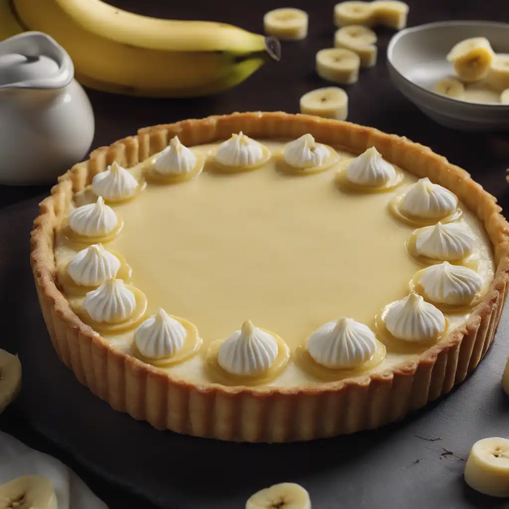 Foto de Torta de creme de banana