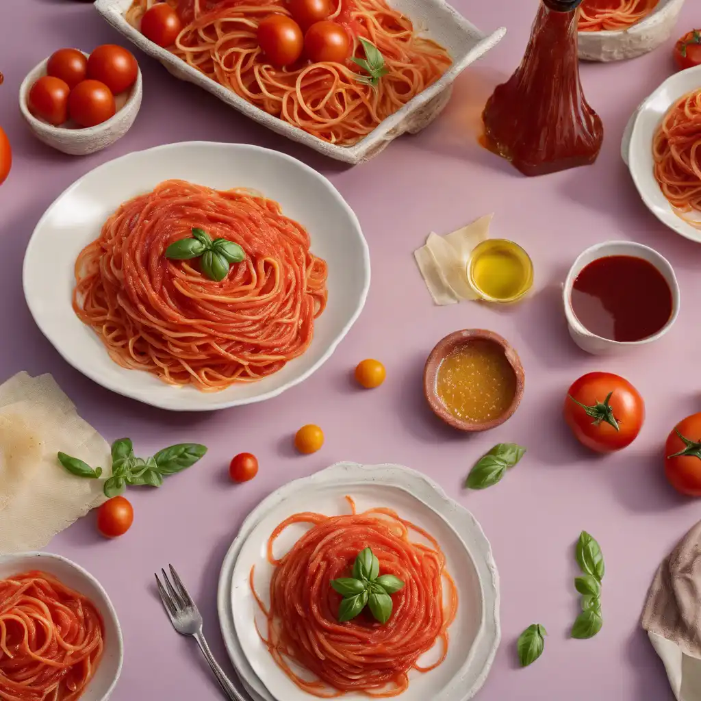 Spaghetti with Fresh Tomato Sauce