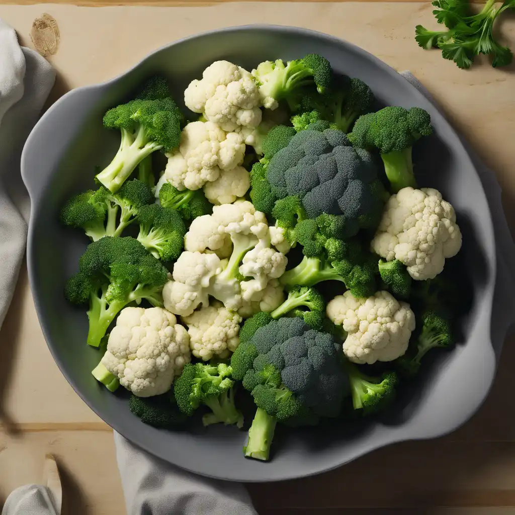 Broccoli and Cauliflower