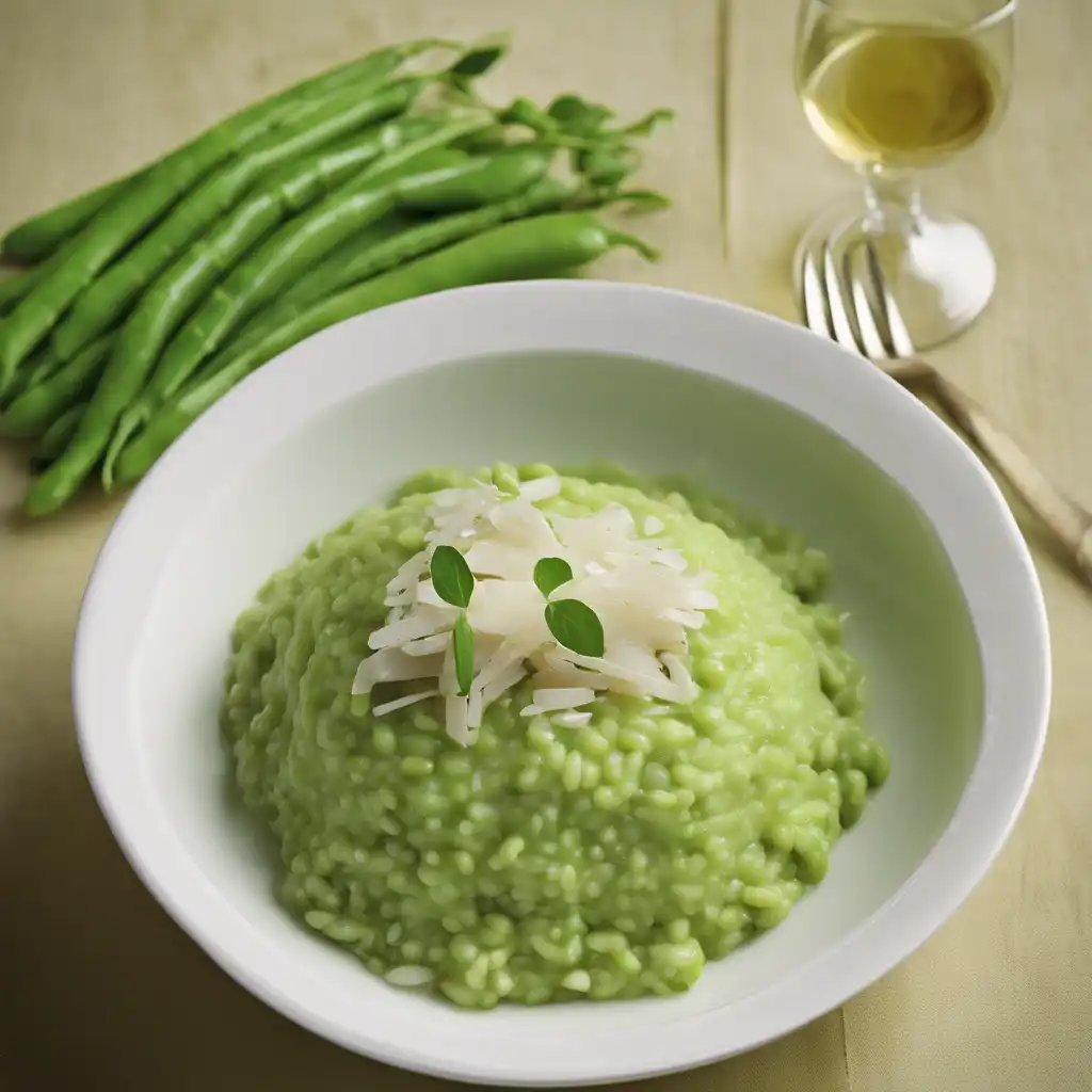 Green Pea Risotto