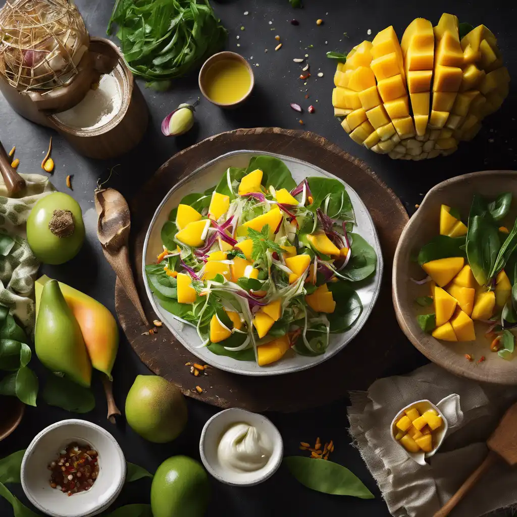 Garlic and Mango Salad