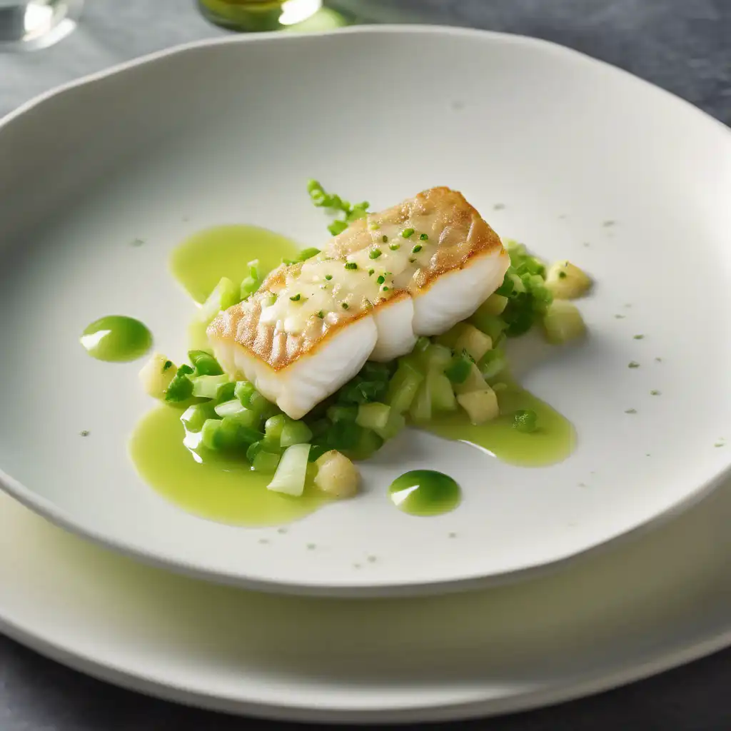 Foto de Pescada com sálvia