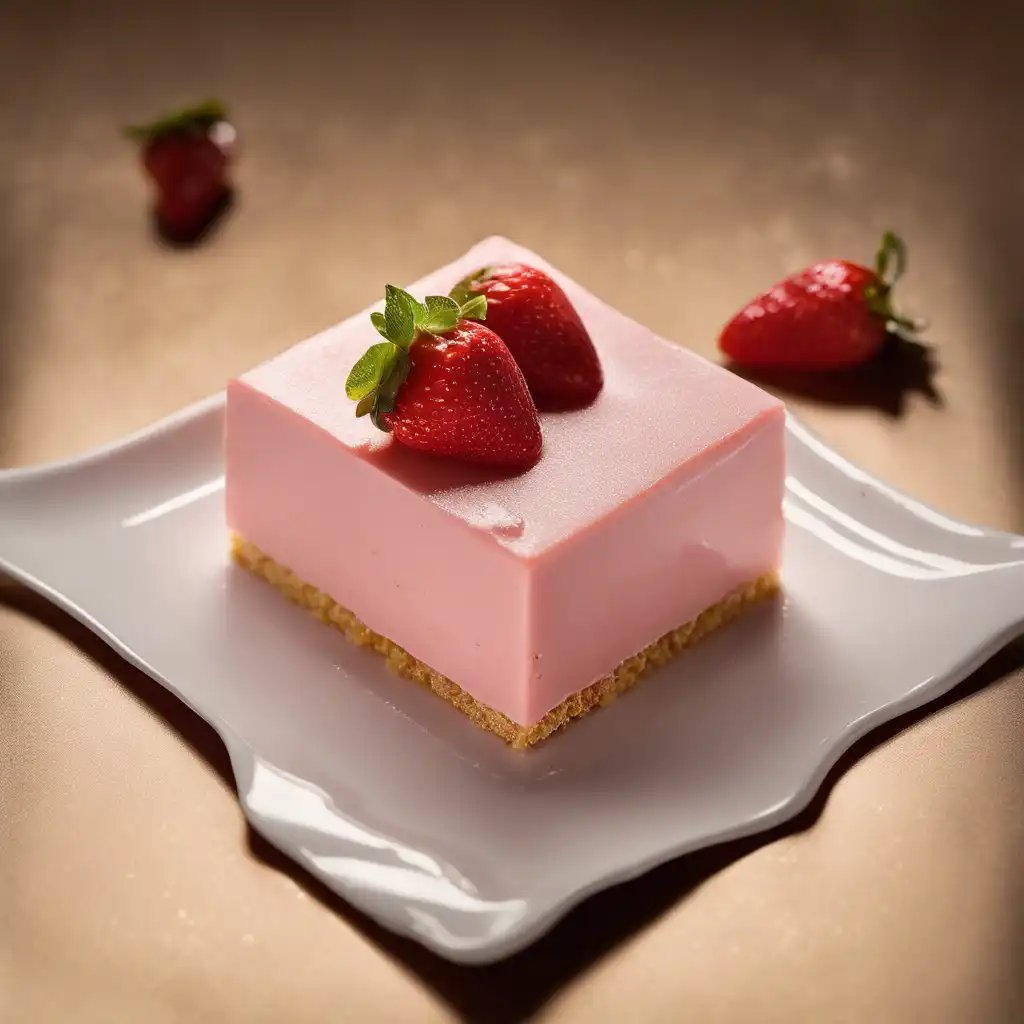 Strawberry Mousse Square