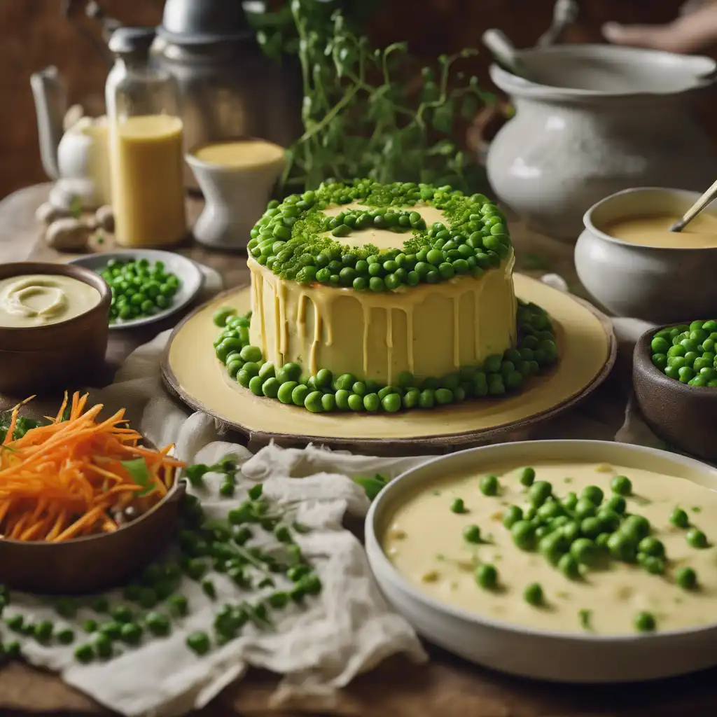 Mushroom Fondue with Peas