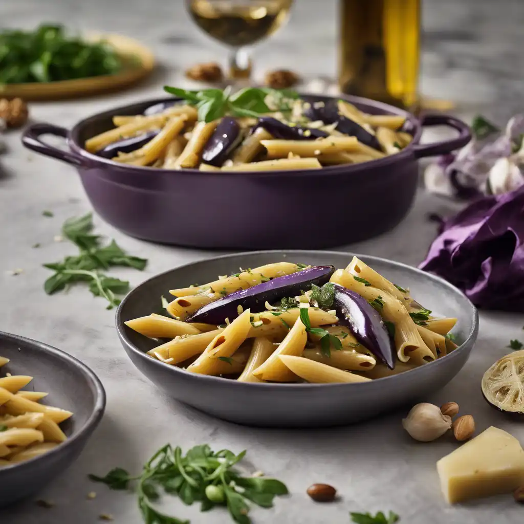 Eggplant Penne with Herbs