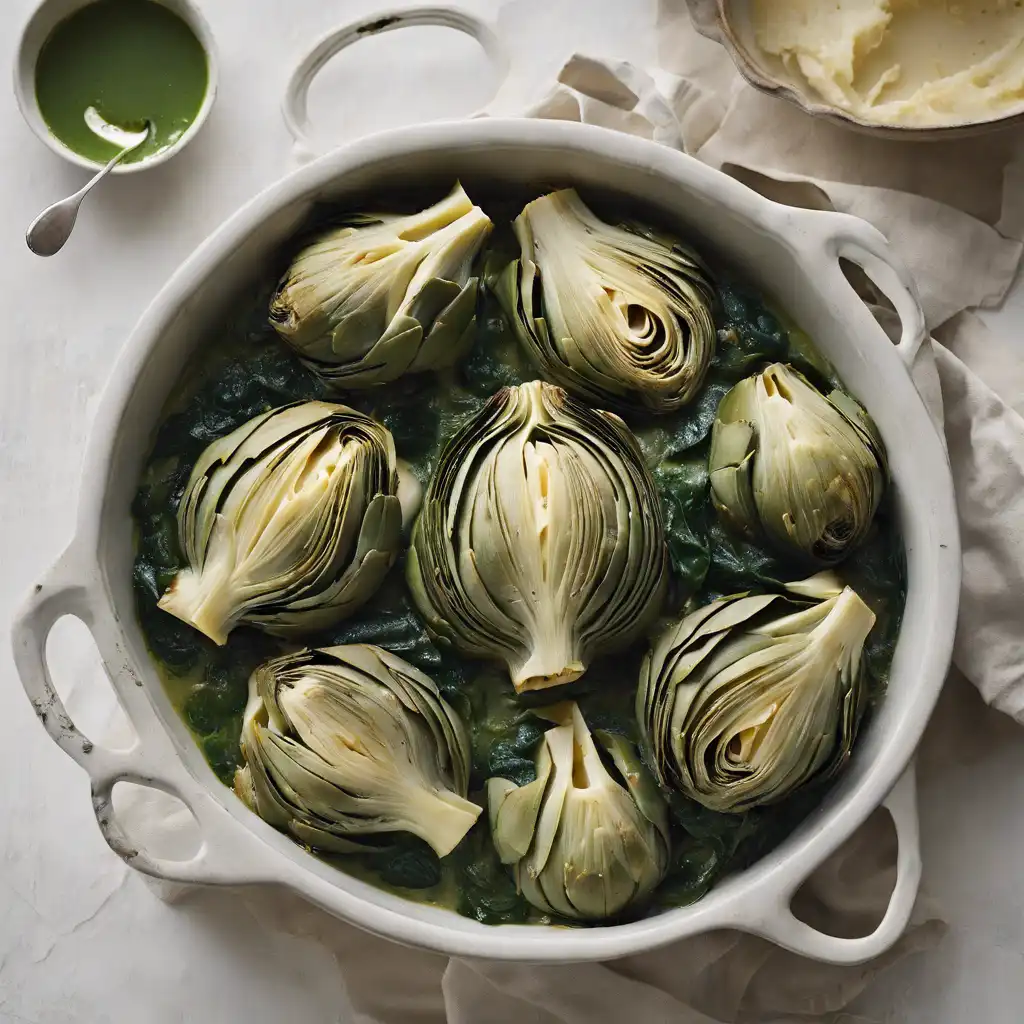 Artichoke Filling with Spinach