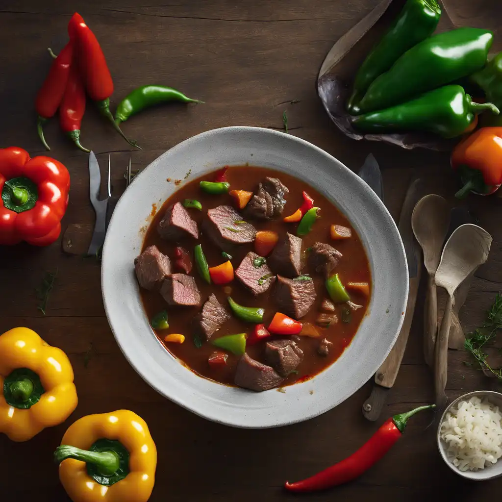 Beef Stew with Peppers