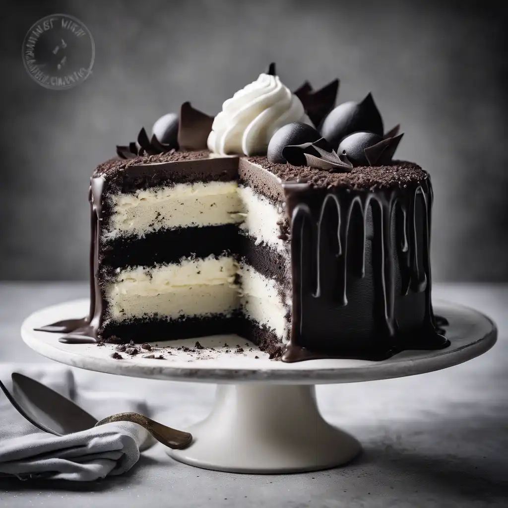 Black and White Cake