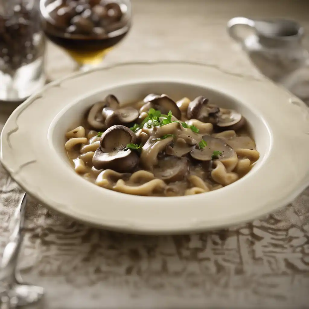 Mushroom Sauce for Macaroni