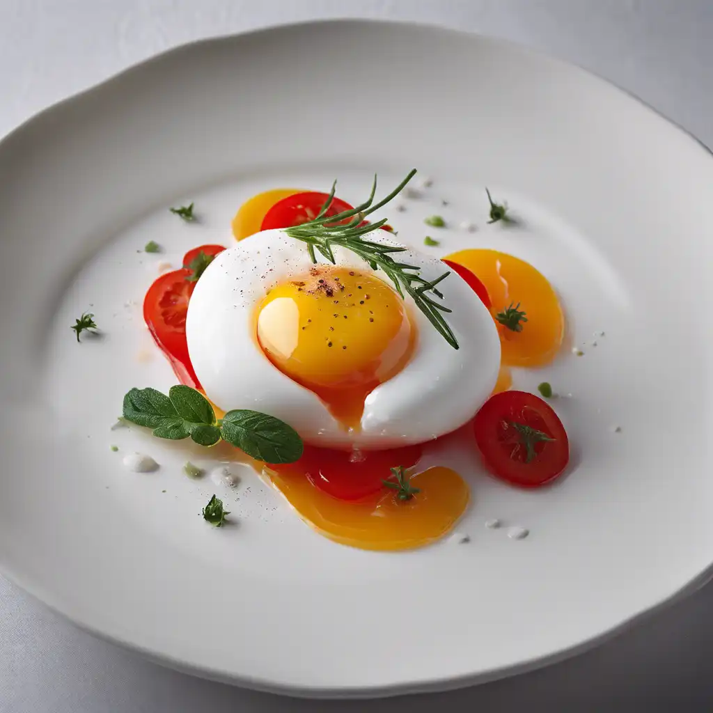 Poached Egg with Gelatin