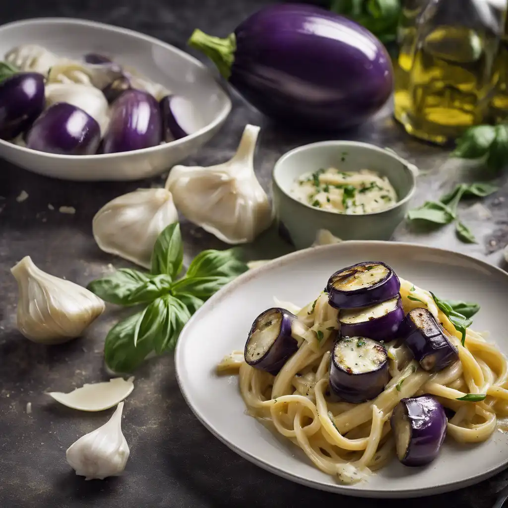 Eggplant and Mozzarella Sauce for Pasta